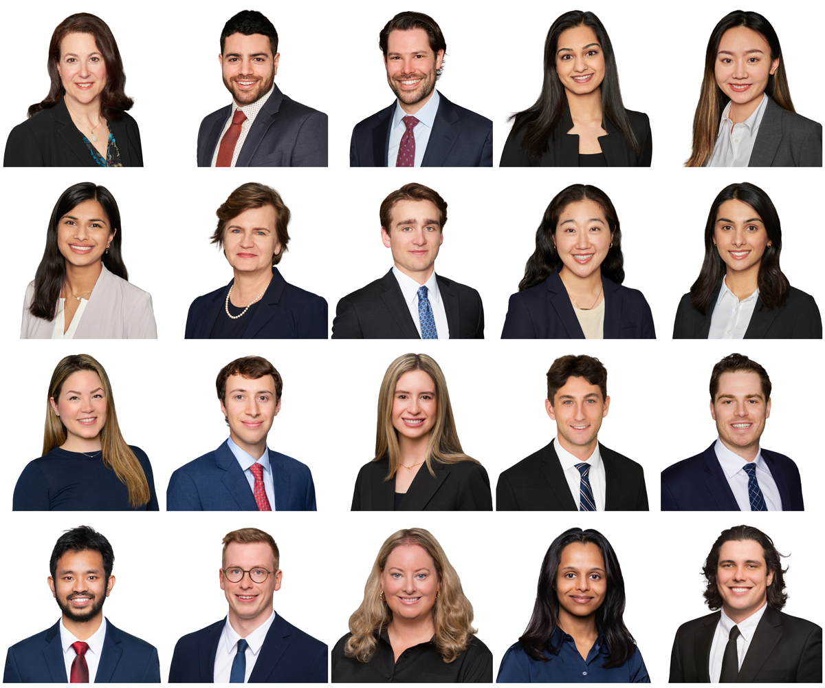 Professional corporate team headshot NYC photo of financial advisors at a Manhattan office